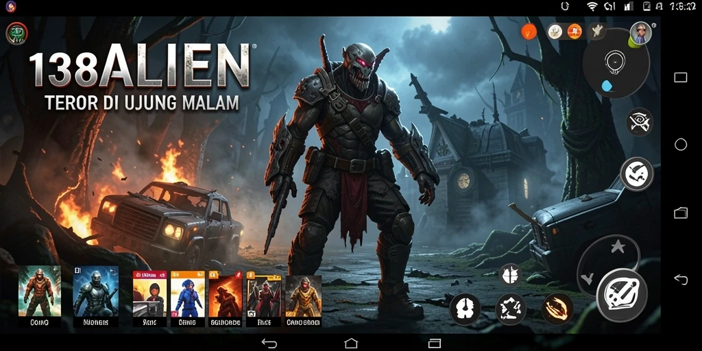 Tampilan gameplay 138ALIEN yang mencekam dan penuh ketegangan.
