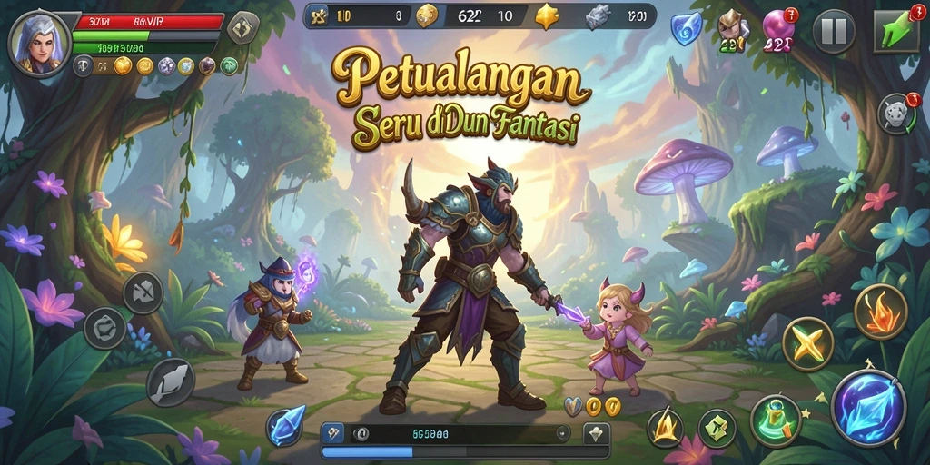 Gameplay seru di dunia petualangan 62VIP.