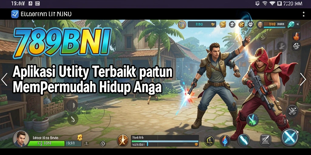 Screenshot dari aplikasi 789BNI yang menampilkan antarmuka yang ramah pengguna.