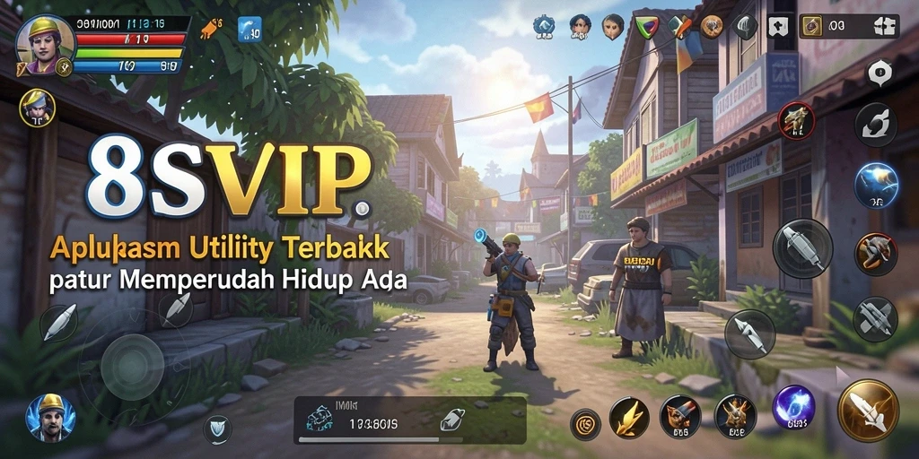 Tampilan antarmuka 8SVIP yang simpel dan efisien.