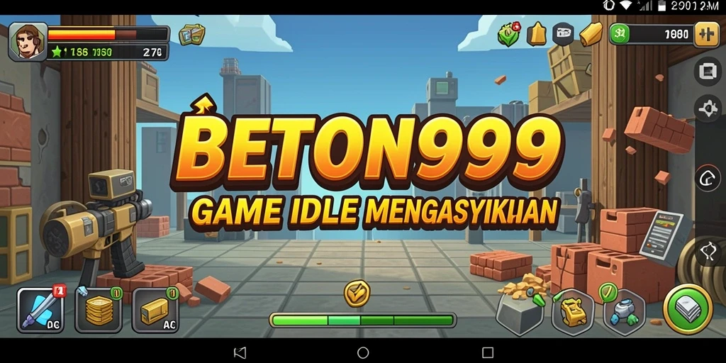 Tampilan gameplay BETON999 menunjukkan proses pembangunan kerajaan bisnis yang menarik.