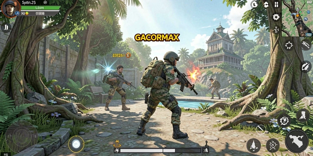 Tampilan gameplay menarik dari GACORMAX dengan simulasi mendetail.