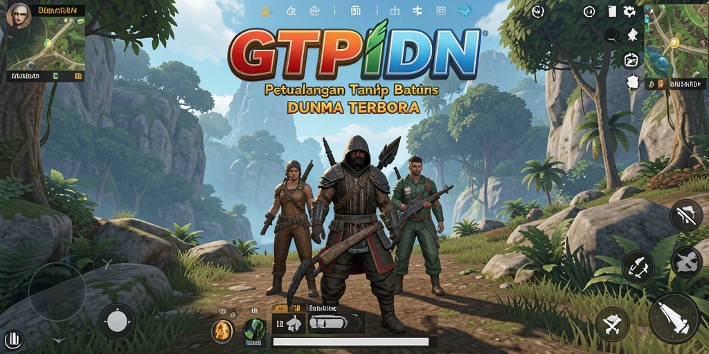 Tampilan gameplay GTPIDN dengan dunia terbuka yang luas dan dinamis.