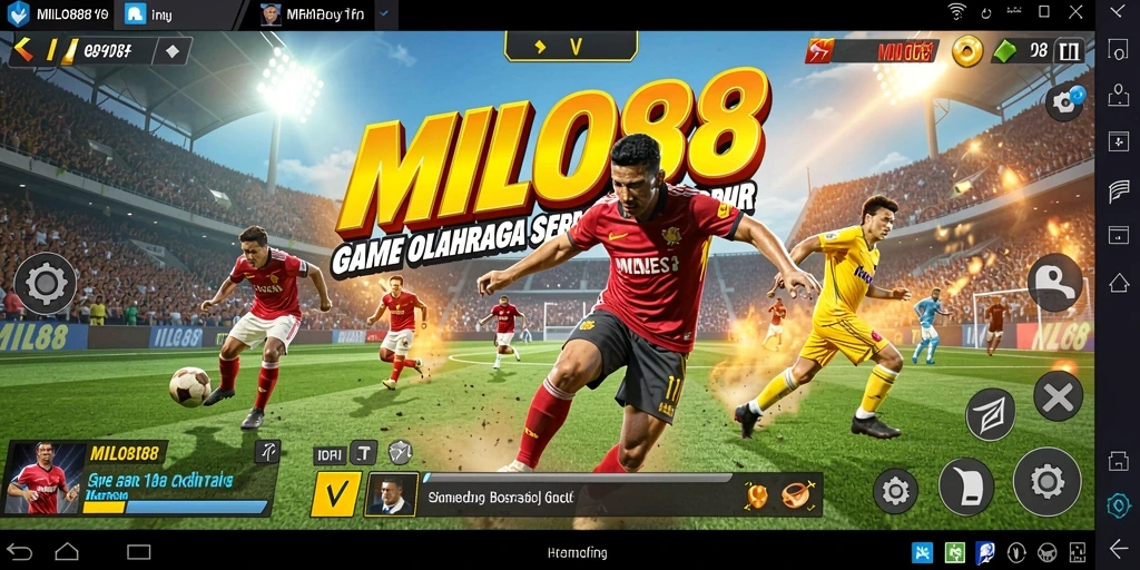 Gameplay seru dari MILO88 yang menampilkan pertandingan olahraga.