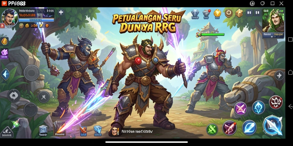 Tampilan gameplay RPG yang mendebarkan di PPV88.