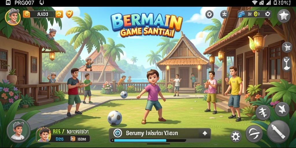 Tampilan seru gameplay PRG007 yang penuh warna dan tantangan.