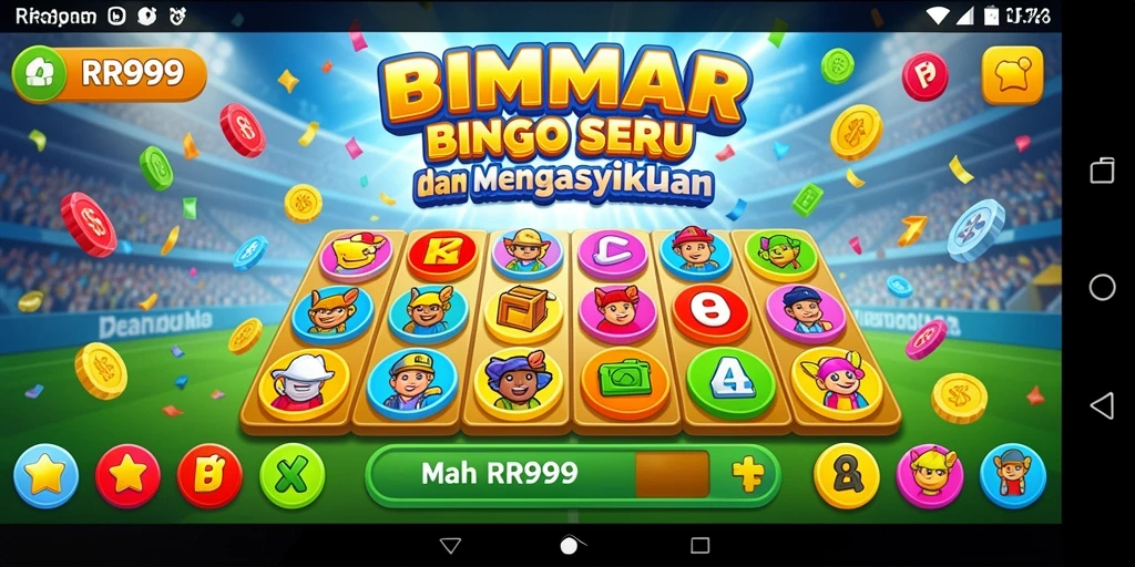 Screenshot gameplay Bingo yang seru dan interaktif.