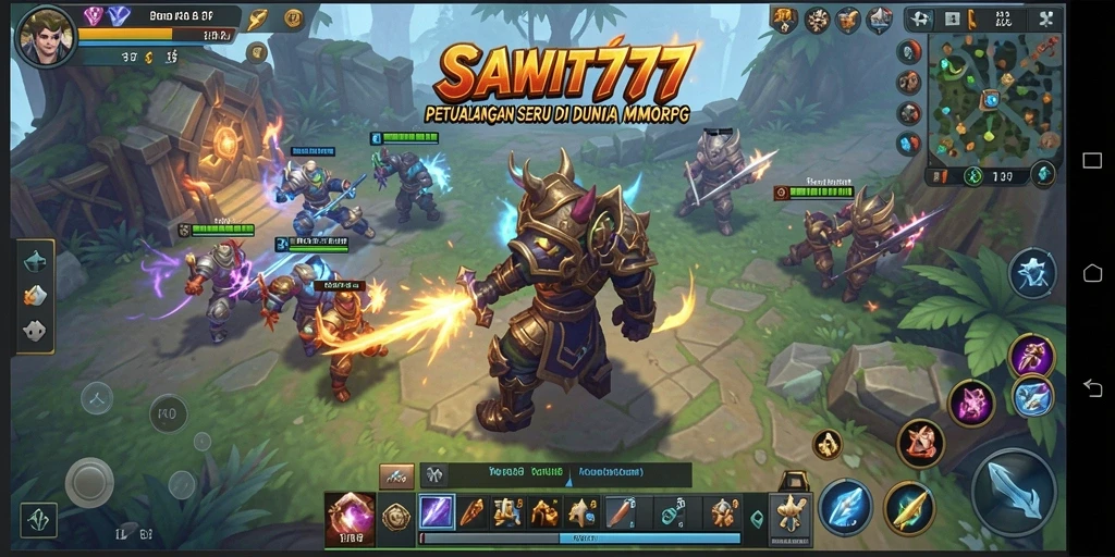 Tampilan gameplay menarik dari SAWIT777 dalam petualangan MMORPG.