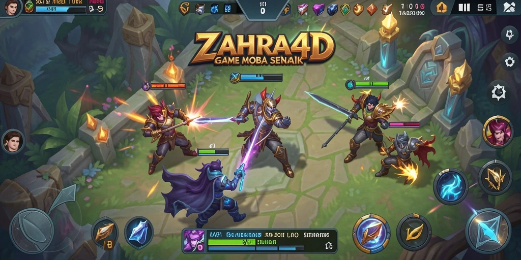 Tampilan gameplay menarik dari ZAHRA4D